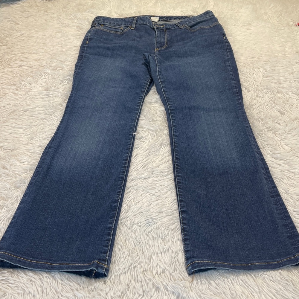 Eddie Bauer Women's Medium Blue Bootcut Jeans